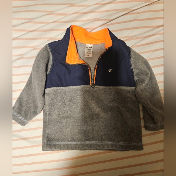 Carters Athletic Toddler Half Zip - Picture 1 of 3